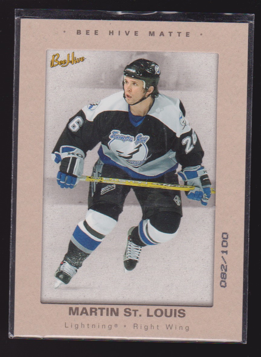 2005-06 Beehive Matte #80 Martin St. Louis 82/100 (image for) 2005-06 Beehive Matte #80 Martin St. Louis 82/100